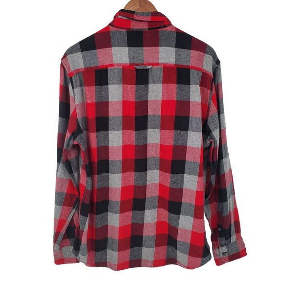 Urban Pipeline Mens Multicolor Plaid Long Sleeve Button Down Shirt Sz L Flannel - Picture 2 of 10